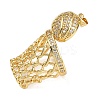 Brass Micro Pave Cubic Zirconia Pendants KK-S526-10G-E-2