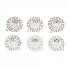 Non-Tarnish 304 Stainless Steel Stud Earring Findings STAS-S079-34B-3