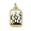 Alloy Enamel Pendants ENAM-D042-01B-1