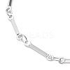 Non-Tarnish 304 Stainless Steel Bar Link Chain Bracelets BJEW-K226-10P-2