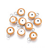 304 Stainless Steel Enamel Charms STAS-G122-24G-1