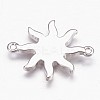 Synthetic Opal Links Connectors KK-K228-06-P-3