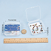 Glass Rhinestone Charms STAS-SC0001-63-7