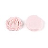 Flower Opaque Resin Cabochons CRES-T025-28C-01-2