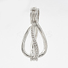 Brass Locket Pendants KK-Q748-039P-1