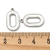 304 Stainless Steel Pave Shell Pendants STAS-L022-206P-3
