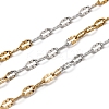 Two Tone 304 Stainless Steel Dapped Chains CHS-P029-02A-A-1