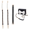 3Pcs 2 Style PU Leather Shoulder Strap & ABS Plastic Imitation Pearl Bag Chain Straps FIND-WR0009-24-1