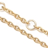 304 Stainless Steel Cable Chain Bracelet Making AJEW-JB01474-3