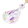 Alloy Rhinestones & Glass Charm Suncatchers HJEW-E013-01G-B-2