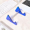 1-Tier Acrylic Keyboard Display Stands with Platinum Plated Iron Supports ODIS-WH20015-06D-03-3