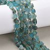 Raw Rough Natural Blue Apatite Beads Strands G-D101-A09-1