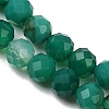 Natural Green Onyx Agate(Dyed & Heated) Beads Strands G-D347-A04-4mm-4