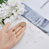 20Pcs 2 Style Brass Stud Earring Findings EJEW-BBC0001-24S-3