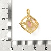 Brass Micro Pave Cubic Zirconia Pendants LS-KK-F905-17G-3