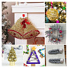 20 Yards 2 Colors Plastic Shiny Tinsel Hanging Garland AJEW-TA0002-16-8
