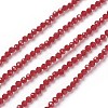 Transparent Glass Beads Strands GLAA-F094-A04-1