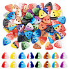 80Pcs 2-Hole Porcelain Buttons PORC-PJ0001-02A-1