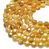 Natural Topaz Jade Beads Strands G-C116-A121-01-3