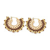 PVD Vacuum Plating 304 Stainless Steel Earrings STAS-D058-03G-02-1