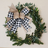 1Pc Christmas Linen Big Bowknot Decorations AJEW-CN0005-55B-5