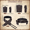 Imitation Leather Belts with 2Pcs PU Leather Wallets AJEW-NB0006-73-2