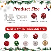 50Pcs 10 Style Christmas Theme Acrylic Beads SACR-SC0001-22-2