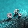 Anti-Tarnish 925 Sterling Silver Micro Pave Clear Cubic Zirconia AJEW-U007-10P-4
