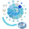 DIY Acrylic & ABS Plastic Imitation Pearl Beads Bracelets Jewelry Making Kits DIY-FS0006-24B-1