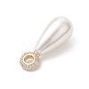 Electroplate Shell Pearl Pendants PALLOY-JF04940-02-4