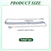 1Pc Cotton and Linen Flower Lace Tassel Waist Belly Belts AJEW-GF0012-32A-2