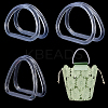 6Pcs 3 Style Plastic Handbag Handle KY-PH0001-59-7