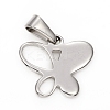 Tarnish Resistant 304 Stainless Steel Pendants X-STAS-I136-20P-1