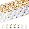4 Strands 2 Colors Electroplate Non-magnetic Synthetic Hematite Beads Strands G-NB0002-67-1