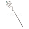 Alloy Rhinestone Hair Sticks X-PW-WG73999-03-1