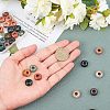 Natural Indian Agate European Beads G-NB0001-33B-3