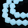Imitation Jade Frosted Glass Bead Strands EGLA-A039-J6mm-MD03-3
