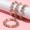 12MM Natural Quartz Round Beaded Stretch Bracelets for Women BJEW-G756-02B-3