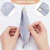 5Pcs 5 Colors Wool Felt Purse Organizer Insert FIND-WR0007-40B-3