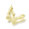 Rack Plating Brass Pendants KK-I722-08G-W-2