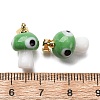 Handmade Lampwork Pendants LAMP-S069-06G-08-3