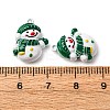Christmas Themes Baking Paint Alloy Pendants FIND-G097-02C-3