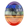 Chakra Style Assembled Natural Amethyst & Lapis Lazuli & Sodalite & Green Aventurine & Tiger Eye & Topaz Jade & Red Jasper Massage Stone LS-MATO-PW0001-006-1