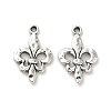 Lily Symbol Tibetan Style Alloy Pendants PALLOY-E776-01AS-02-1