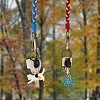 2Pcs Boho Macrame Wristlet Keychain Keying KEYC-SW00004-07-8