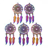 Rainbow Color Alloy Big Pendants PALLOY-S180-276-NR-1