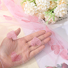 Heart Shapes Nylon Fiber Embroidery Lace Cloth Fabric DIY-WH0588-91B-3