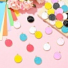 35Pcs 7 Styles Alloy Enamel Pendants ENAM-YW0008-01-5