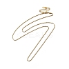 Ion Plating(IP) 304 Stainless Steel Singapore Chain Necklace for Women LS-NJEW-G097-08G-1