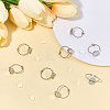 DIY Oval Finger Ring Making Kits DIY-ME0002-68P-4